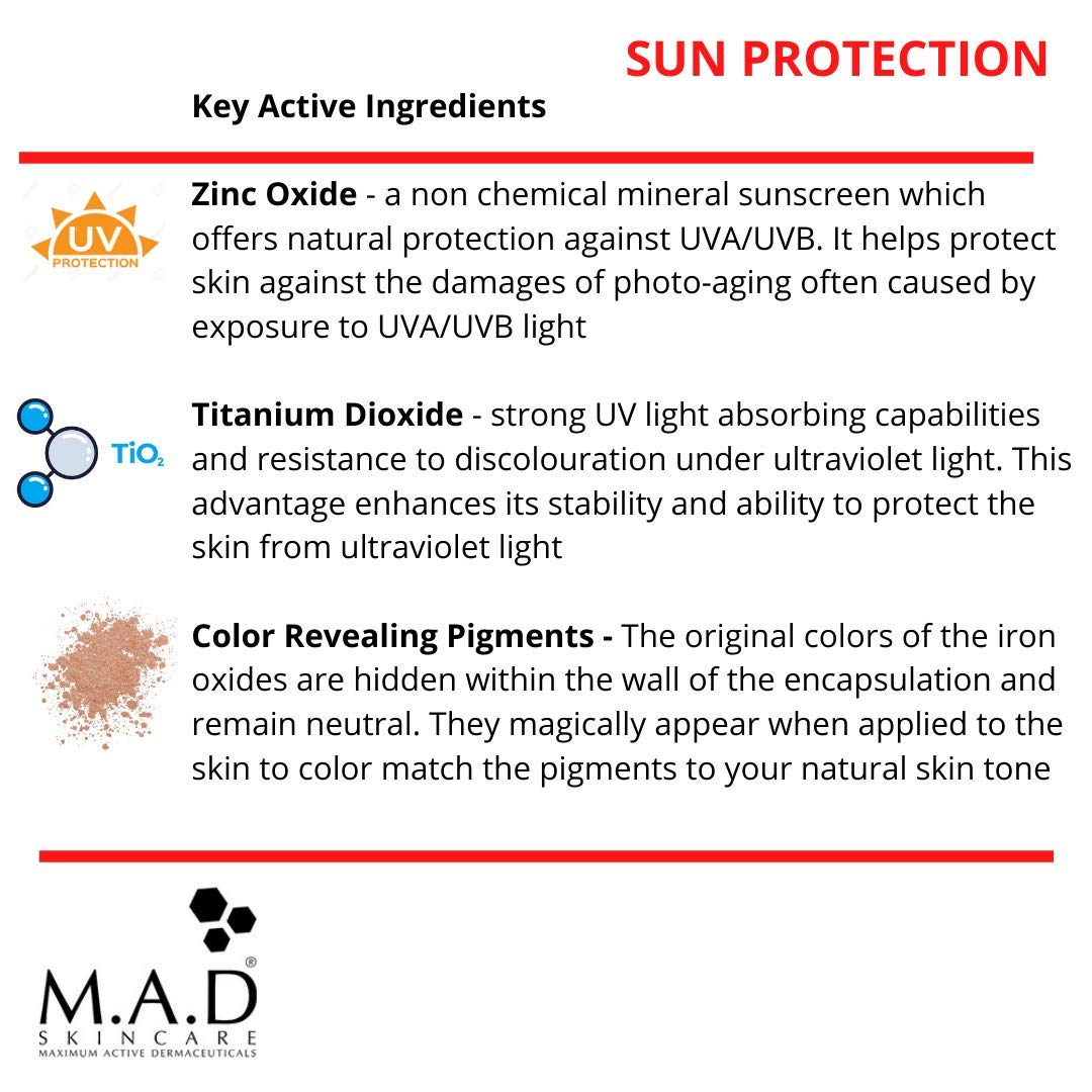 M.A.D Skincare Photo Guard SPF 50 Broad Spectrum Self-Adjusting Foundation Serum - Neutral - by Maximum Active Dermaceuticals