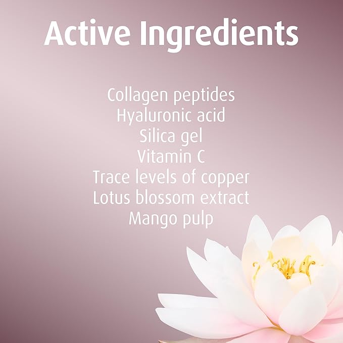 Hubner Original Silicea Kollagen Plus, Collagen Peptide Blend Dietary Supplement, 15ml Single Dose Packets, 30-Pack