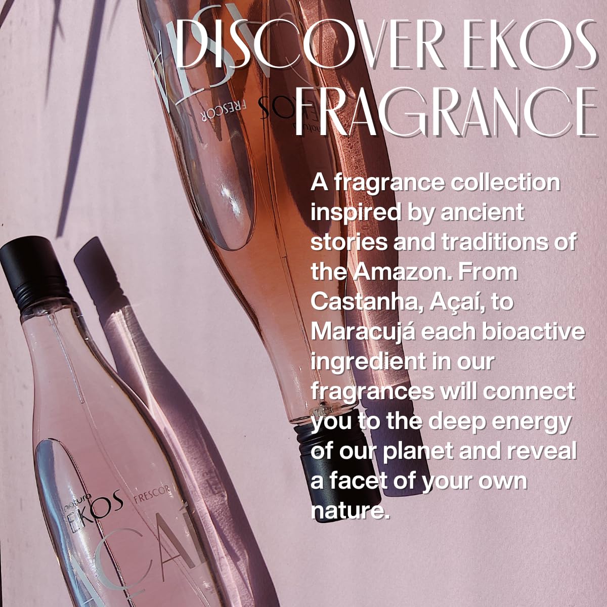 Natura - Ekos Açaí Body Mist Frescor – Refreshing Fragrance with Notes of Açaí, Pineapple, Peony, Musk & Amber – Tropical & Woodsy Brazilian Perfume – 5 fl oz (150 ml)