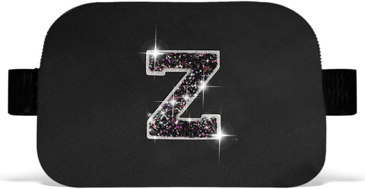 Gifts for Girls & Kids - Birthday Gifts for Daughter & Sister, Essentials for Her, Travel Essentials, Cute Teen Trendy Stuff Waist Packs Belt Bag Crossbody Bag | Black, Initial Z