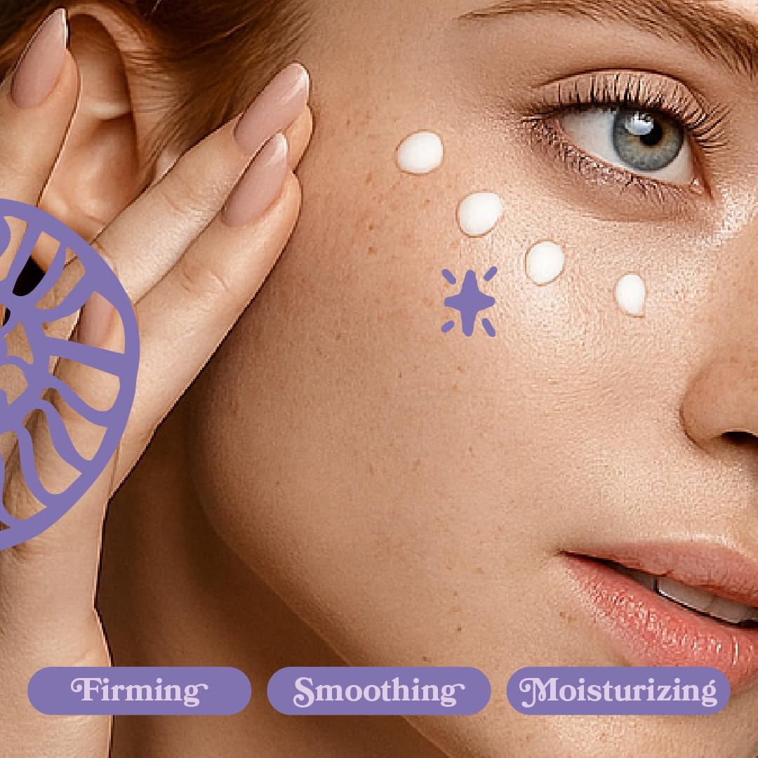 LE GUSHE Retinal Under Eye Cream - Anti Aging Retinol Eye Cream for Dark Circles and Fine Lines - With Ginseng and Niacinamide - Undereye Dark Circles Treatment (52 ml / 1.76 fl oz)