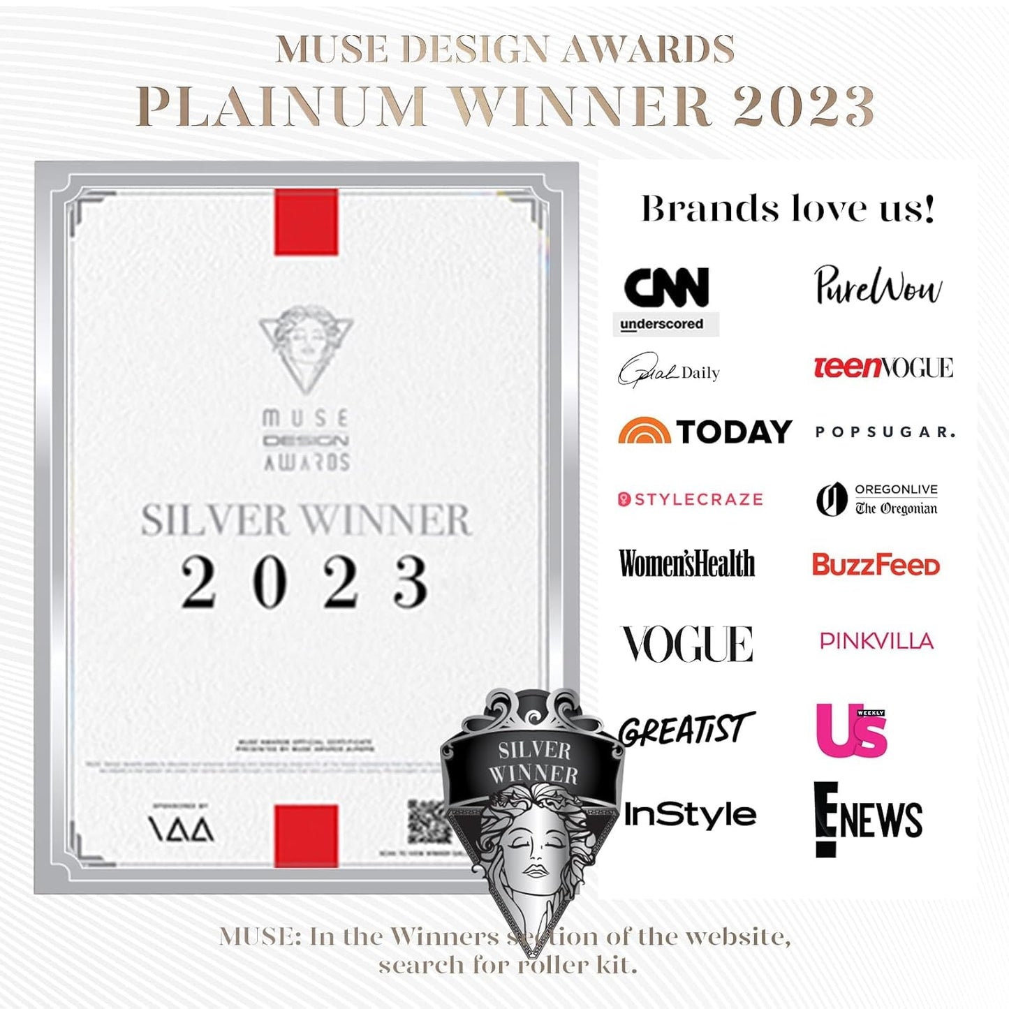 BAIMEI Jade Roller & Gua Sha, Face Roller, Facial Beauty Roller Skin Care Tools, Self Care Gift for Men Women, Massager for Face, Eyes, Neck, Relieve Fine Lines and Wrinkles - Rose Quartz