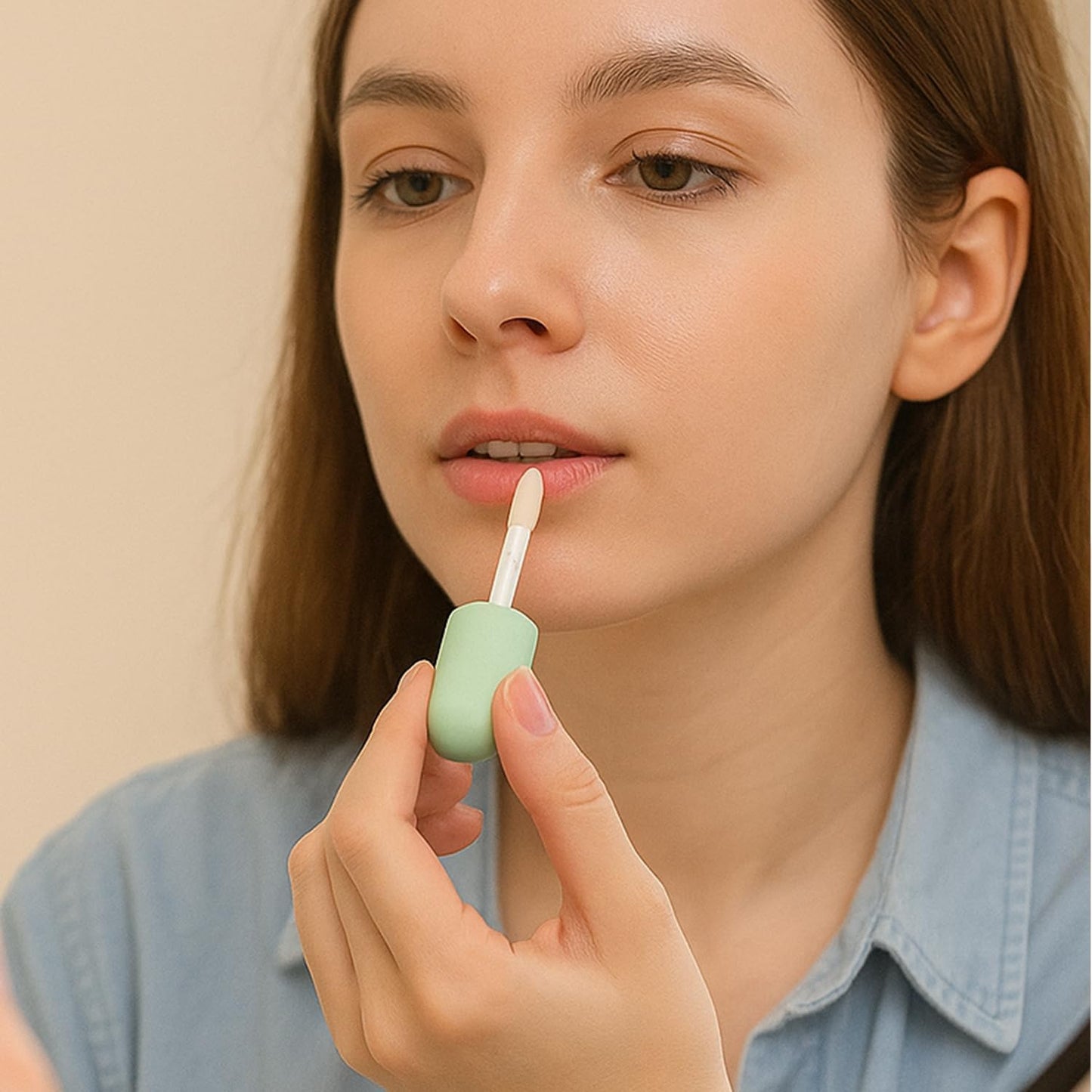 10 Packs 5ml Capsule Lip Gloss Tubes with Wand Applicator Empty Refillable Lipstick Bottles Travel Mini Cosmetic Containers for DIY Lip Gloss, Lip Oil, Liquid Lipstick