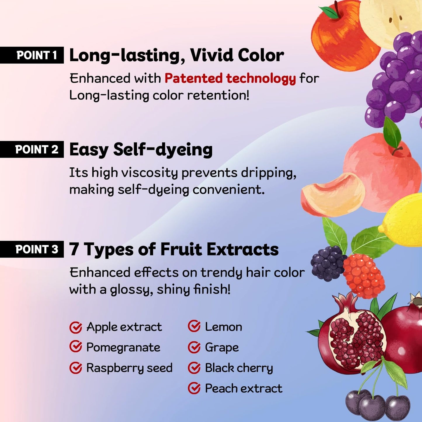 eZn Pudding Hair Dye, Ammonia-Free, Semi-Permanent DIY Korean Hair Dye Color with Keratin, Odorless Gentle for Sensitive Skin No Skin Irritation (Ash_Lavender)