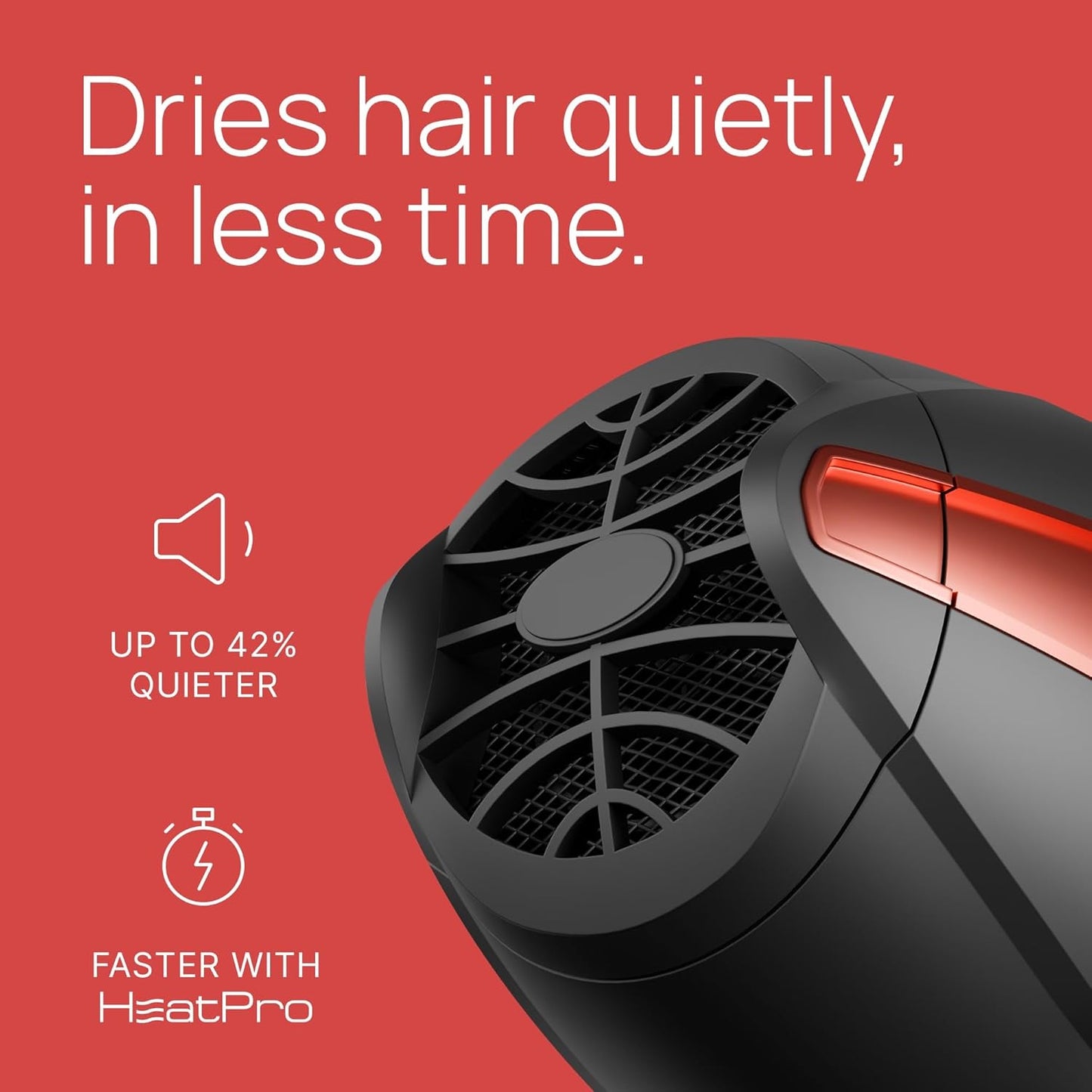 TREZORO Professional Blow Dryer – Ionic Hair Dryer 2000W with Diffuser for Salon & Personal Use – Powerful, Fast & Quiet Drying for Curly Hair, Unwanted Frizz – Design for Travel – 8.2ft Cord