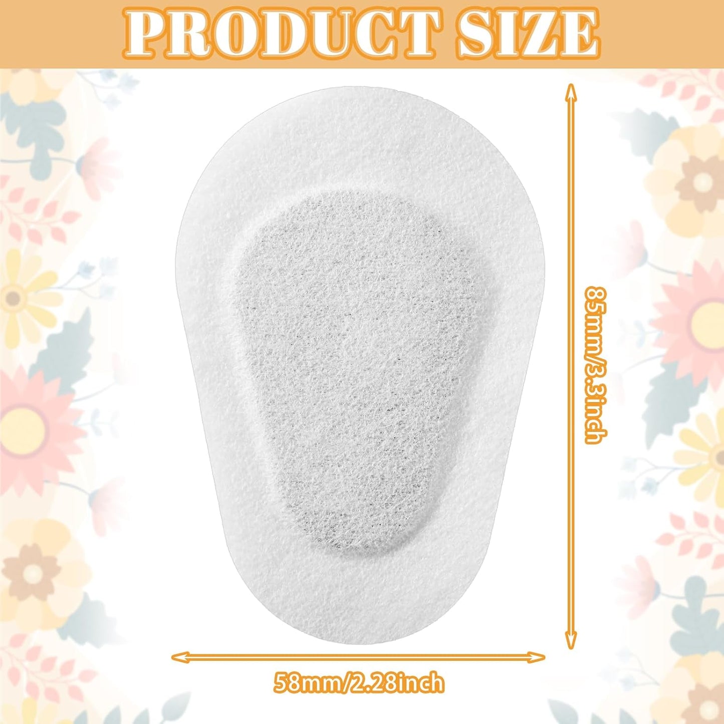 Panitay 40 Pcs Adhesive Eye Patches for Adults Disposable Breathable Medical Eye Patch for Amblyopia Lazy Latex Free Adhesive Bandages for Men(3.3 x 2.3 Inch,White)