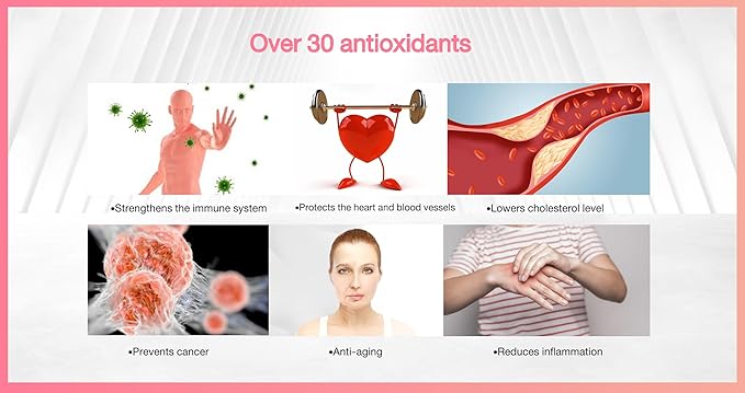 Generic BOOM COLLAGEN PLUS OVER 30 ANTIOXIDANTS- ANTI-AGING DRINK for BEAUTIFUL SKIN 14 SACHETS in BOX, Pink/White