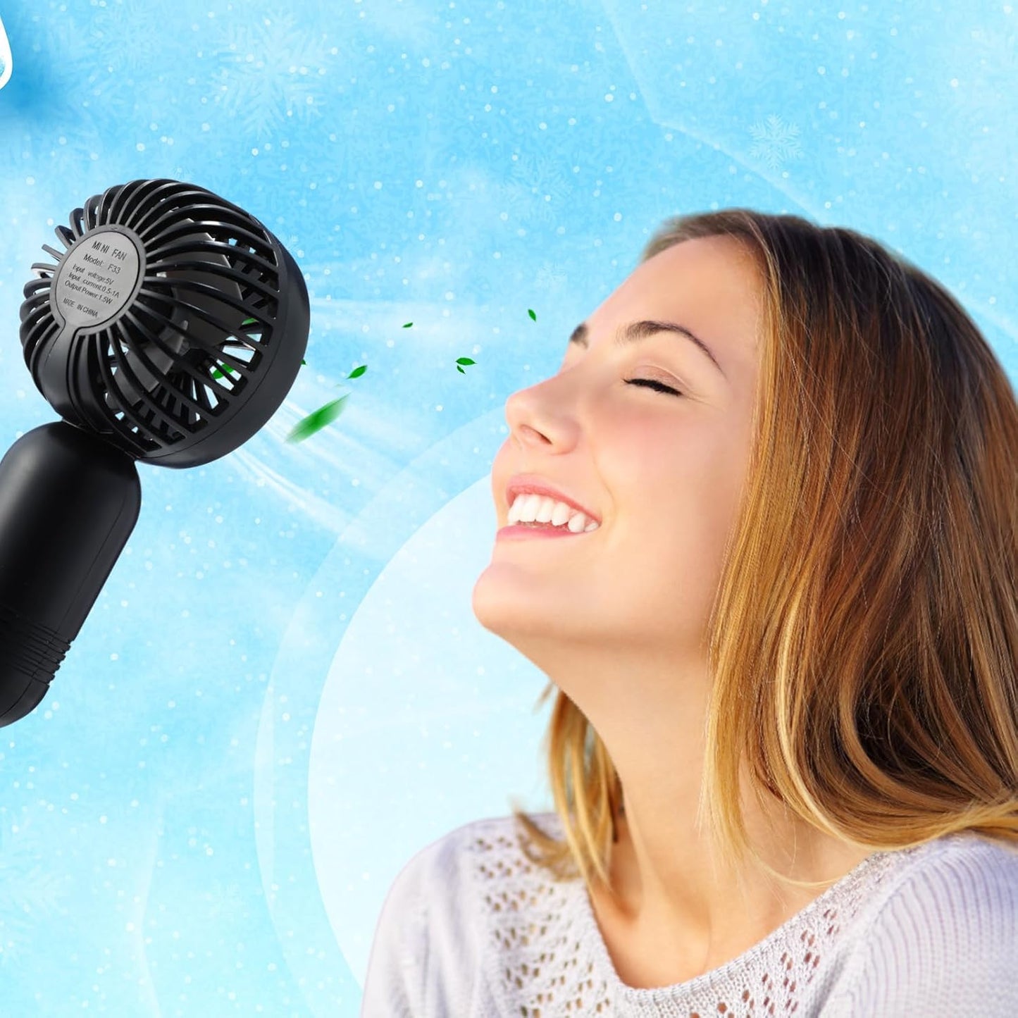 12 Pack Mini Portable Handheld Fan Bulk for Travel 3 Speeds, Rechargeable USB Battery Operated, Small Personal Eyelash Fans for Women Men Indoor Outdoor(Multicolor,Classic Style)