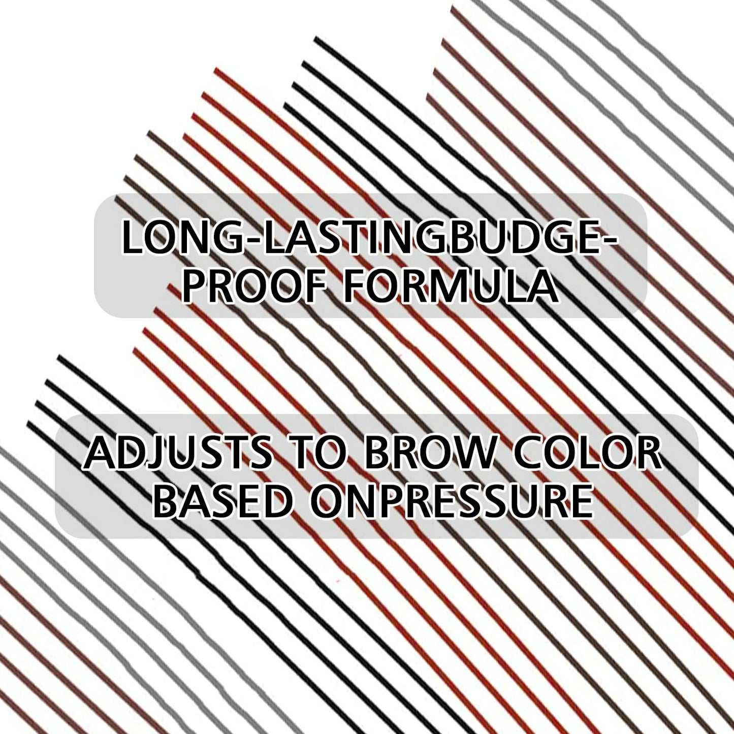 2PC Microblading Eyebrow Pencil Waterproof & Ultra-Fine Tip - Eyebrow Pen for Natural Hair-Like Strokes, Brow Pencil with Smudge-Proof Long Lasting Formula for All-Day Wear