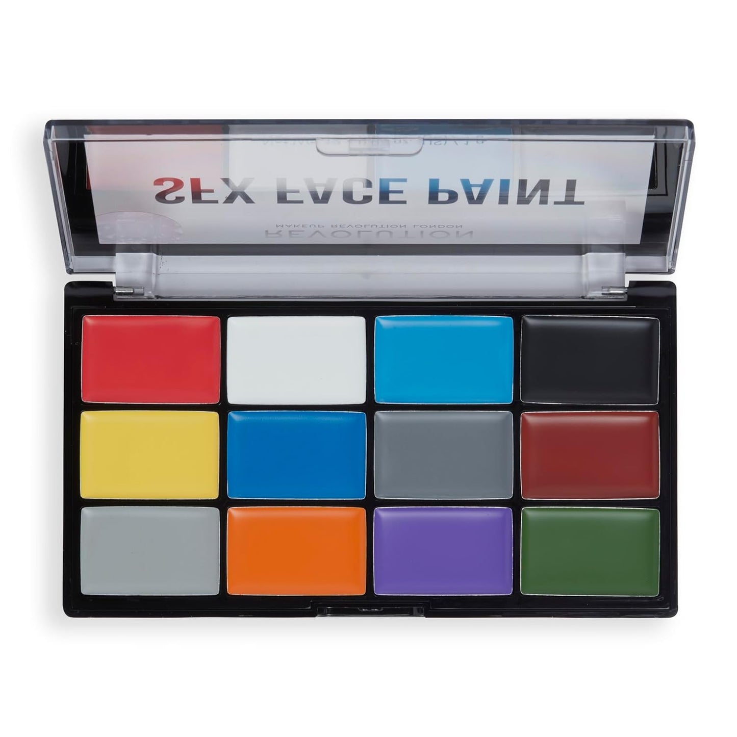 Revolution, Creator SFX Face Paint Palette, 12 Blendable & Buildable Creams, Special Effects Halloween Face Paint Costume Makeup, Vegan & Cruelty-Free