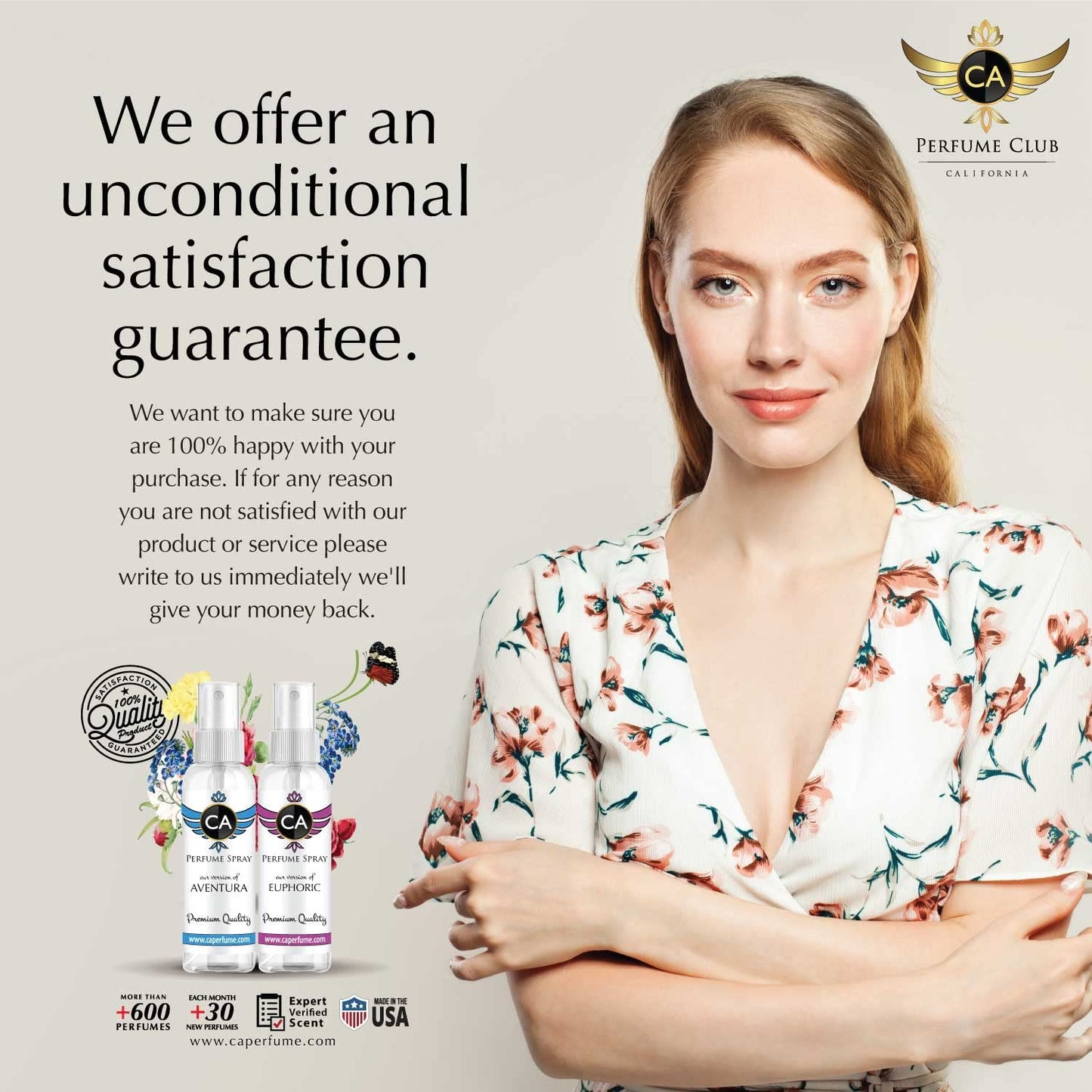 CA Perfume Eco Refill Impression of Eau De Neroli For Women & Men EDP Perfume Concentrated Long Lasting Eau de Parfum Spray Refillable Atomizer Bottle 2 Fl Oz/60ml X2