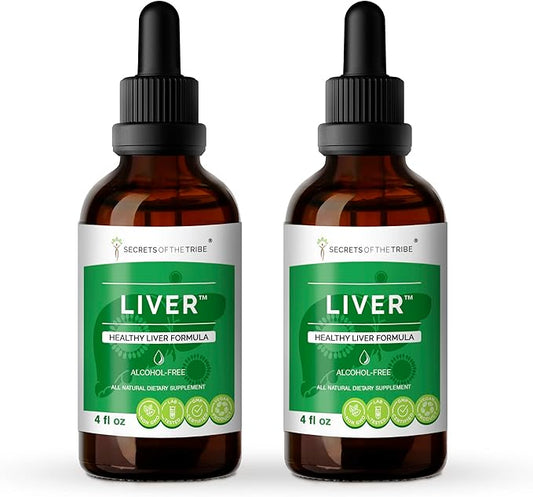 Liver Alcohol-Free Extract, Tincture, Glycerite Milk (2x4 FL
