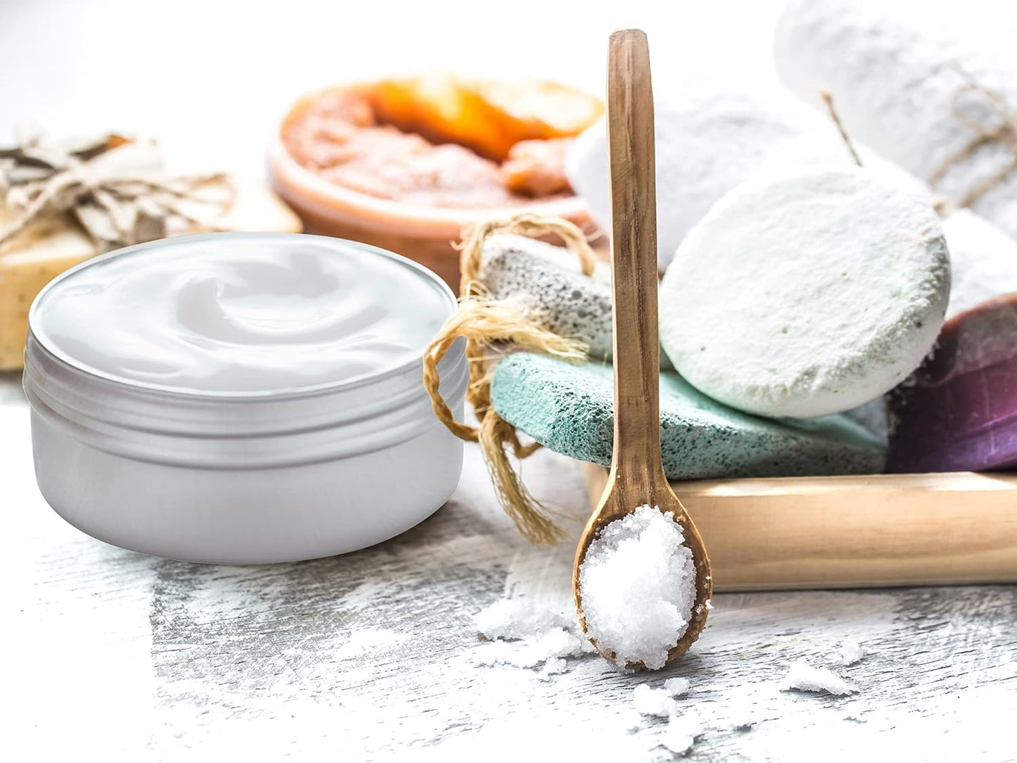 4 Ounce Aluminum Tin Jar Refillable Containers 120 ml Aluminum Screw Lid Round Tin Container Bottle for Cosmetic,Lip Balm, Cream, 12 Pack.