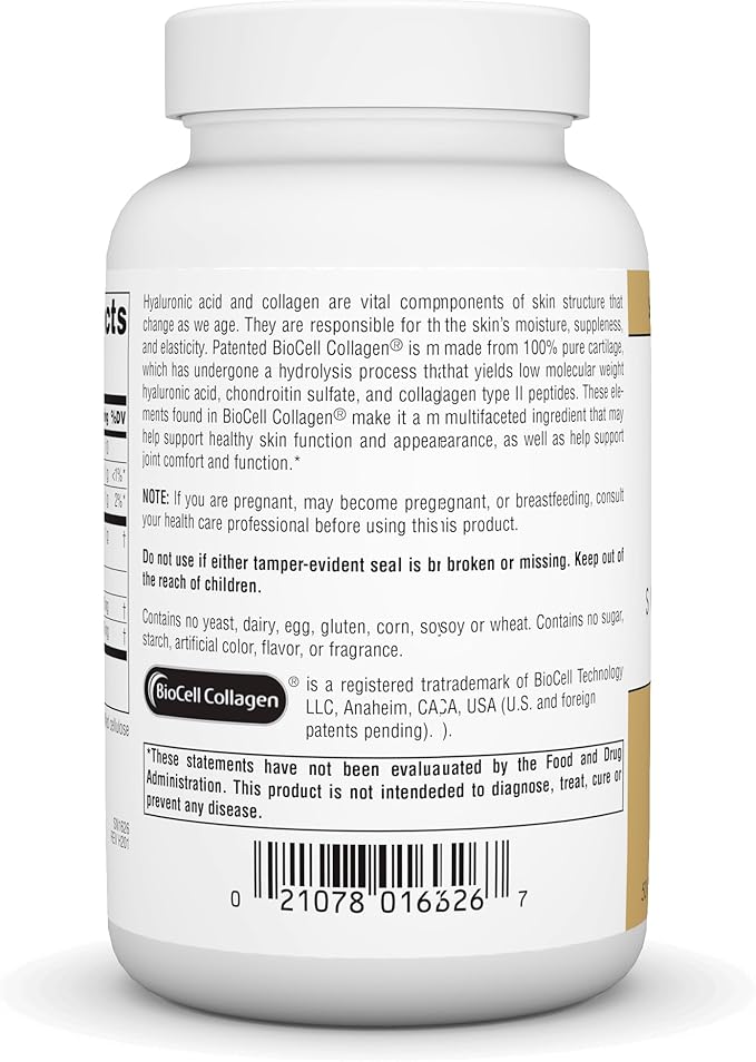 Source Naturals Skin Eternal Hyaluronic Acid, 50mg - 120 Tablets