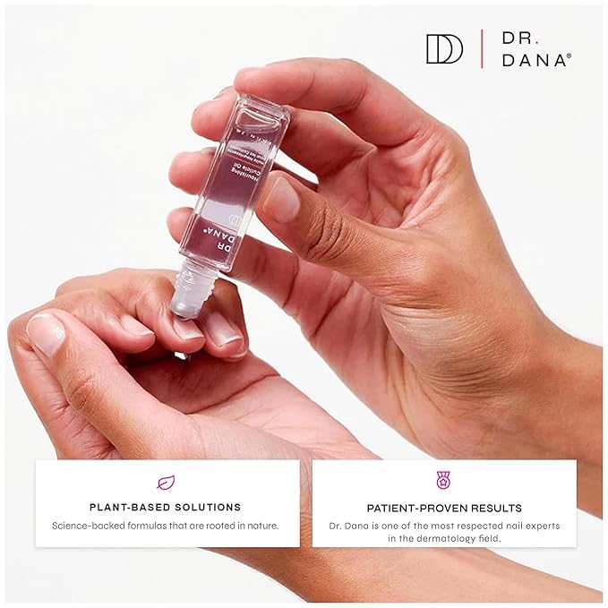 Dr. Dana Cuticle Oil For Nails - Indigo Naturalis, Sunflower and Jojoba Oil formula to revitalize cuticles - Promote Healthy Nail Growth - Nail Oil Cuticle Repair (7 ml)