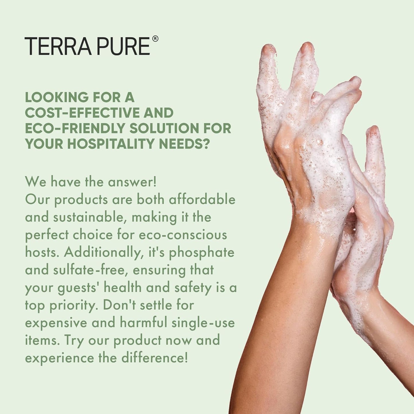 Terra Pure Hotel Body Wash/Hand Soap | One Gallon | Designed to Refill Soap Dispensers (Set of 1)