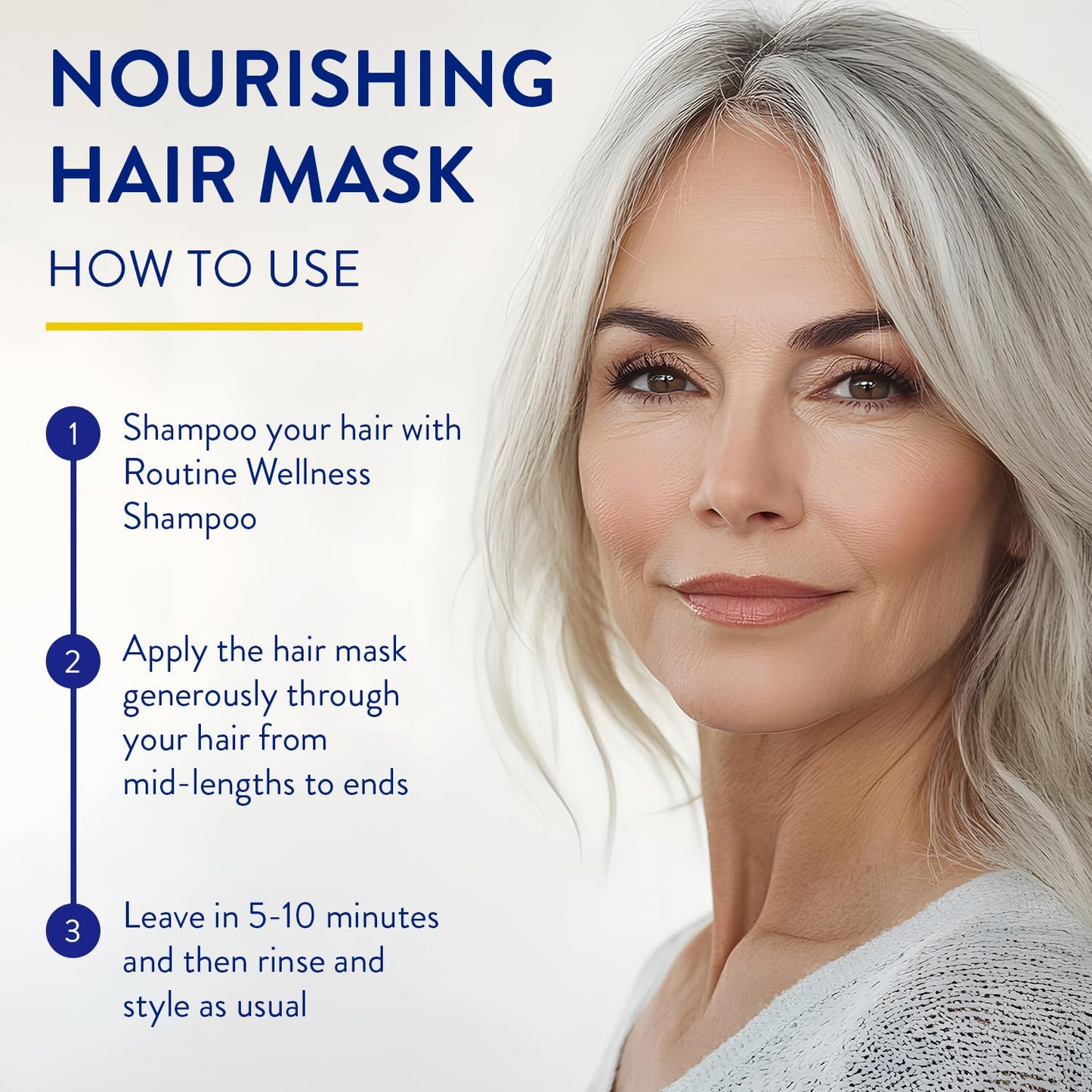 Routine Wellness Deep Conditioning Hair Mask - Bring Dry, Damaged Hair Back to Life – Hydrating Repair Treatment that Moisturizes, Strengthens & Adds Volume - Unscented 8oz