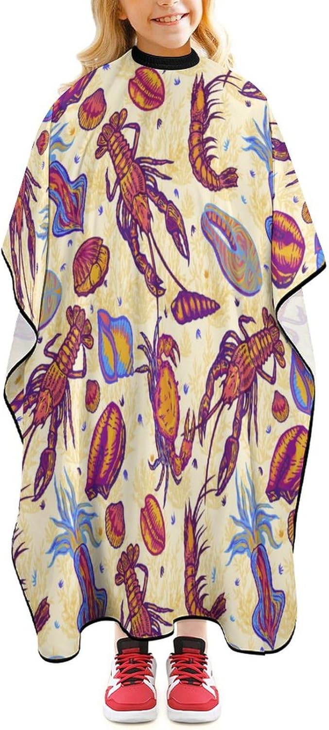 Barber Cape for Kids Funny Duck Haircut Cape Professional Salon Cape Waterproof Hair Cutting Styling Haircut Apron