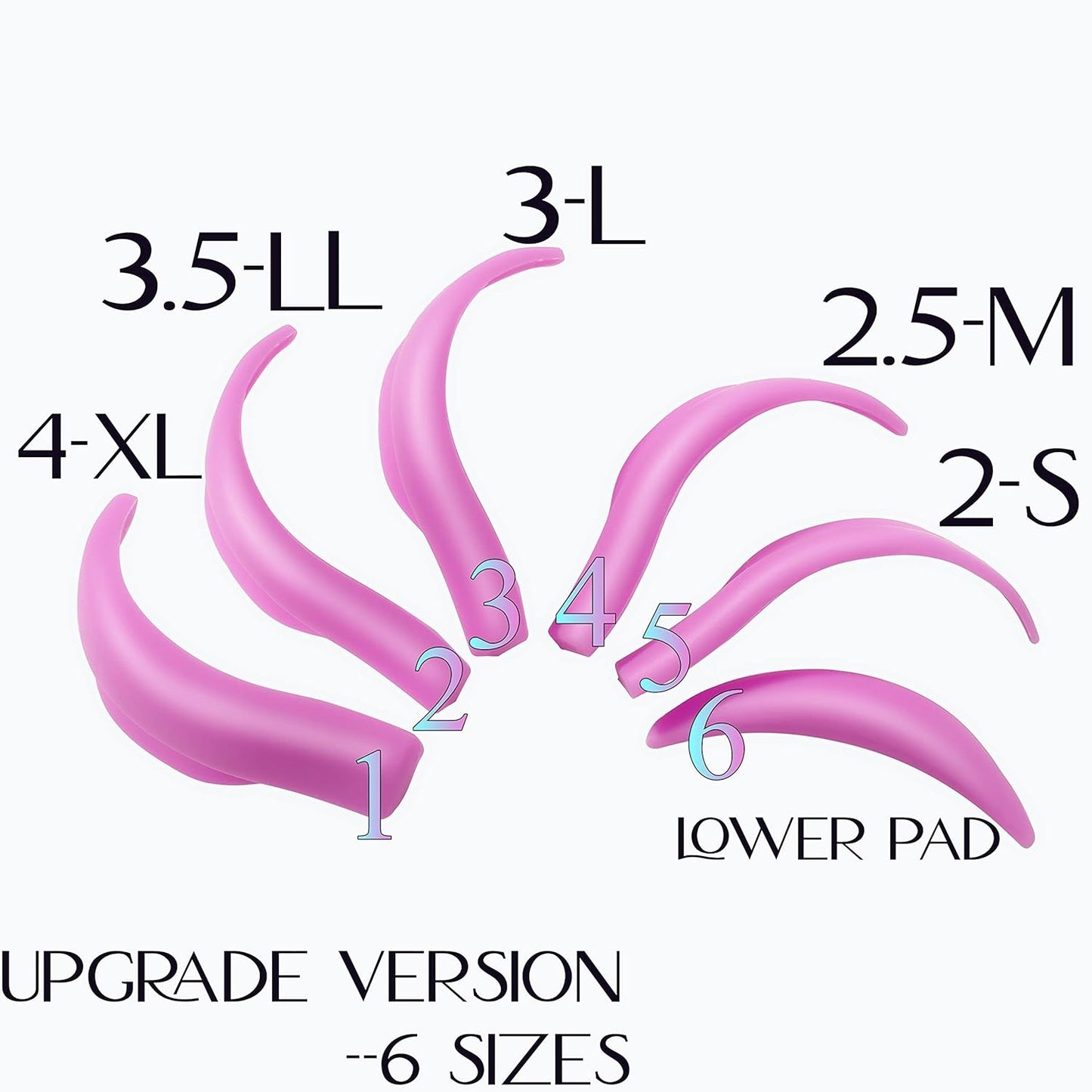 Lash Lift Pad Shield Katya Vinog DIY Eyelash Perming Pads Mega L Curl Perm Rod Roller No Glue Needed On Eyelid Silicone Guard Lifting Eyelashes Up, Lami Lamination Roller Perm Rods Ultra Soft & Light