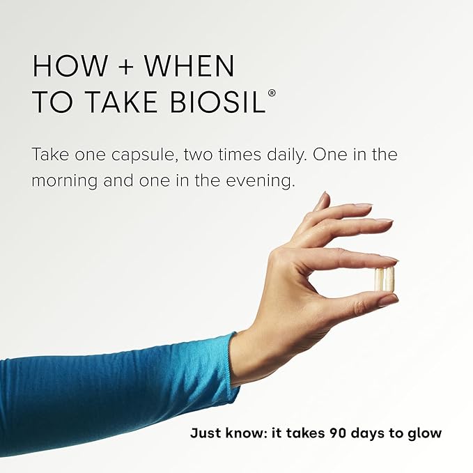 Biosil Collagen Generator - 60 Original Capsules - with Patented ch-OSA Complex - Generates & Protects Your Own Collagen - GMO Free - 30-Day Supply