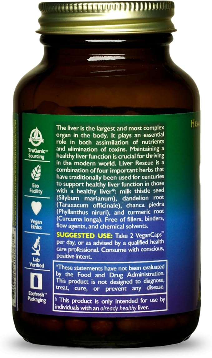 HEALTHFORCE SUPERFOODS Liver Rescue 120 Capsules 2)