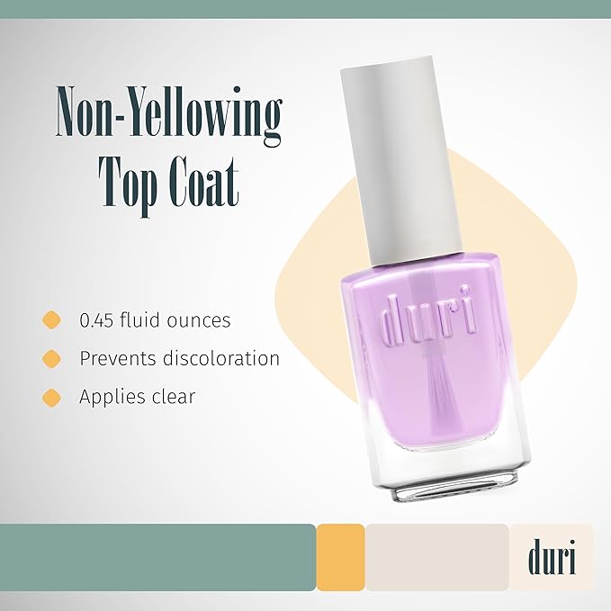 duri Non-yellowing Clear Top Coat - 0.45 fl. oz.