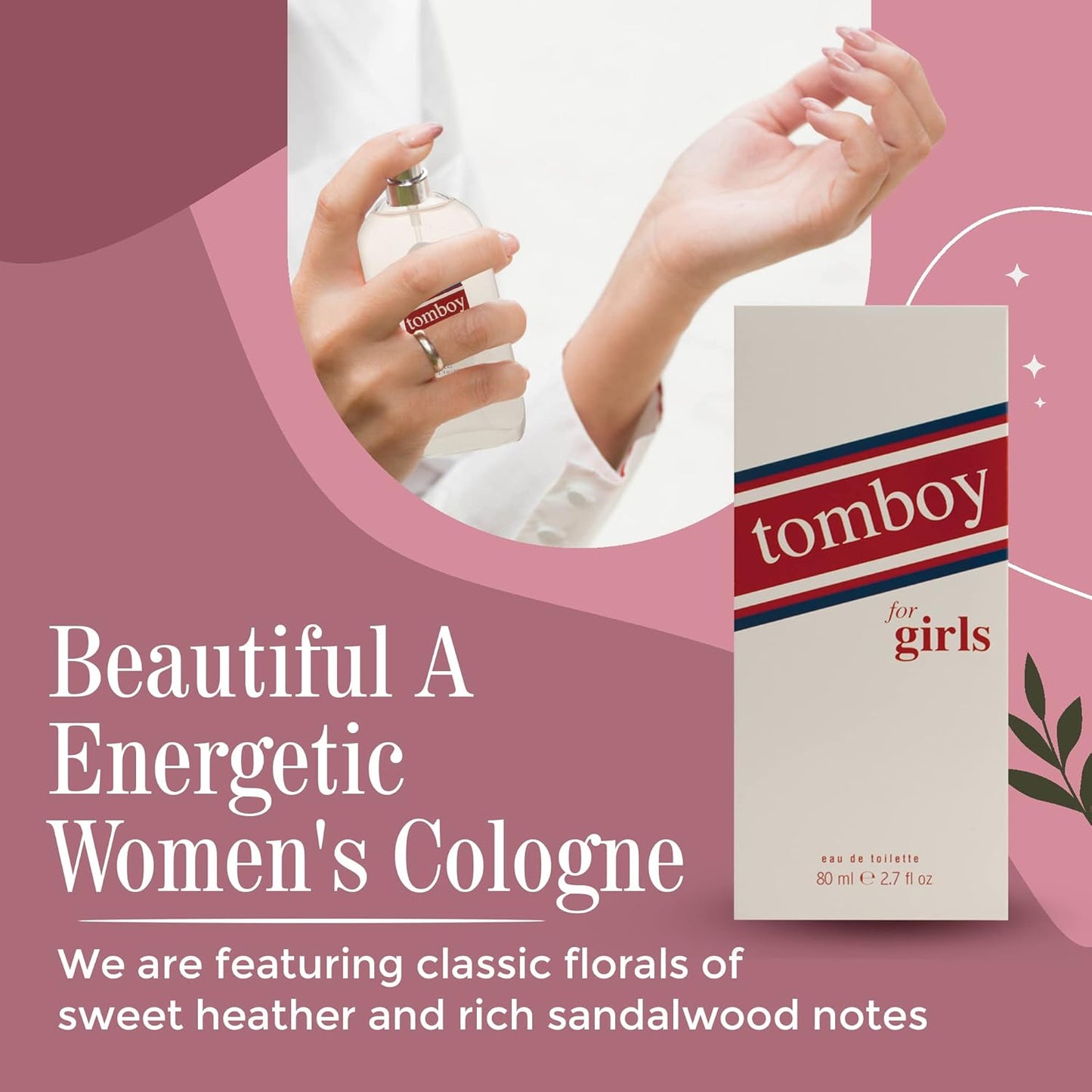 American Collection Perfume for Women – INSPIRED by A WORLD RENOWED WOMEN'S PERFUME – Freesia, Sage, Jasmine, Amber – Elegant, Fresh, Signature Scent, Long-Lasting Eau De Toilette 80 ml (Apple)