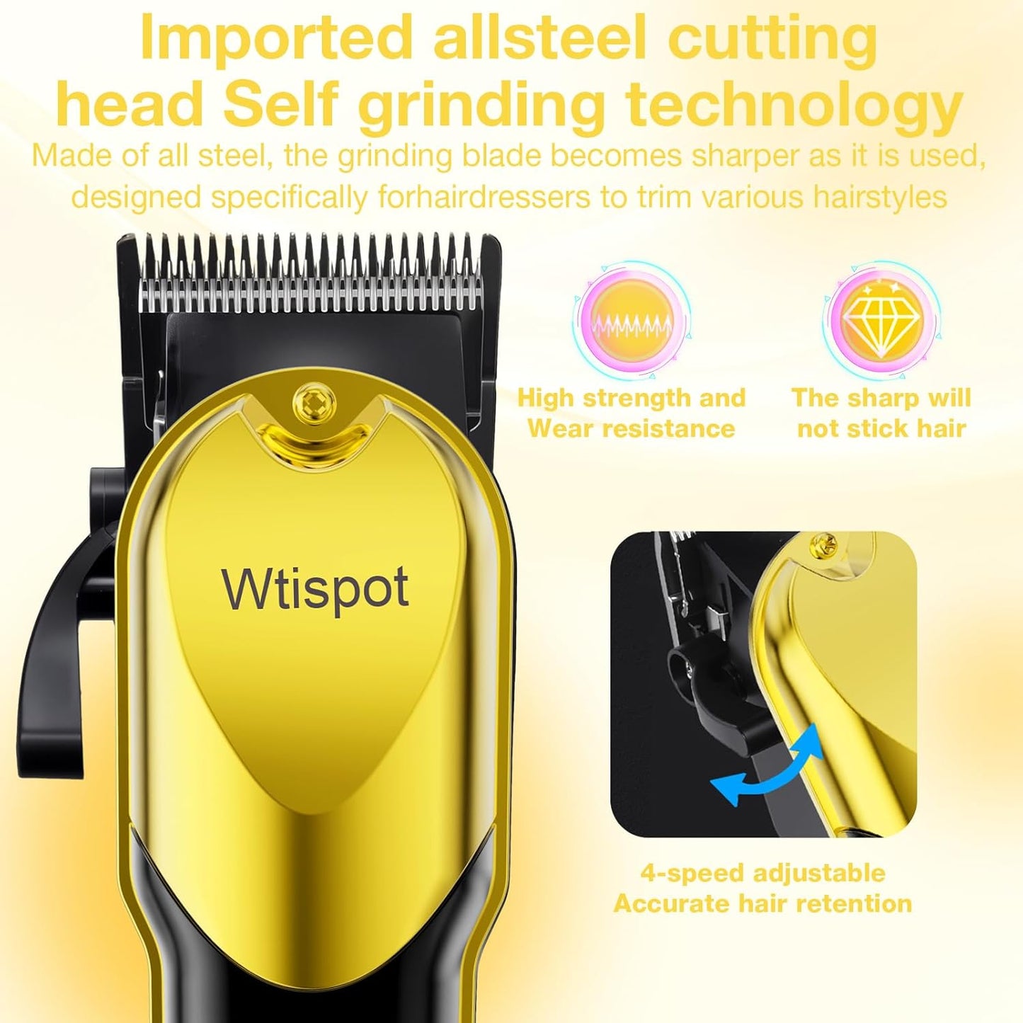 Hair Clippers Set for Men,Hair Clipper Trimmer with LED Display, Professional Cordless Hair Clipper Shaver Beard Trimmer, Hair Cutting Machine for Men, Holiday Gift for Father's Day Gift(with Apron)