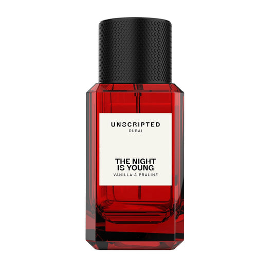 Unscripted The Night Is Young - Bold, Long-Lasting Perfume For Men And Women - Spicy-Sweet Women Perfume with Notes of Cognac and Vanilla - 1.7 oz