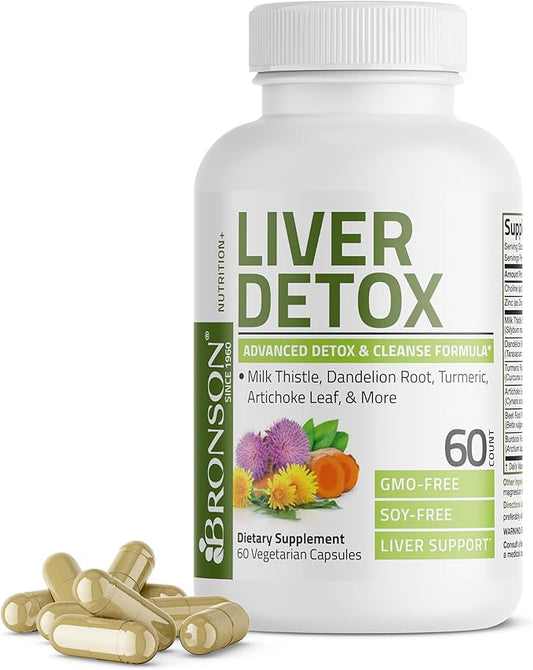 Bronson Liver Detox Advanced Detox & 60 Vegetarian