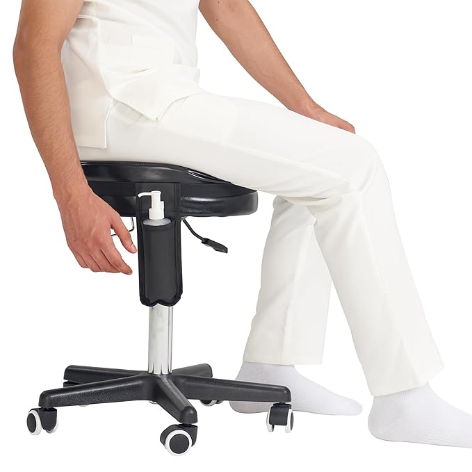 Master Massage Single Bottle Massage Oil Holster Case Bag-Adjustable and Heat-Resistant Bottle Cream & Lotion Single Holster Bag Kit– Incl. One8 Oz Refillable Pump Dispenser