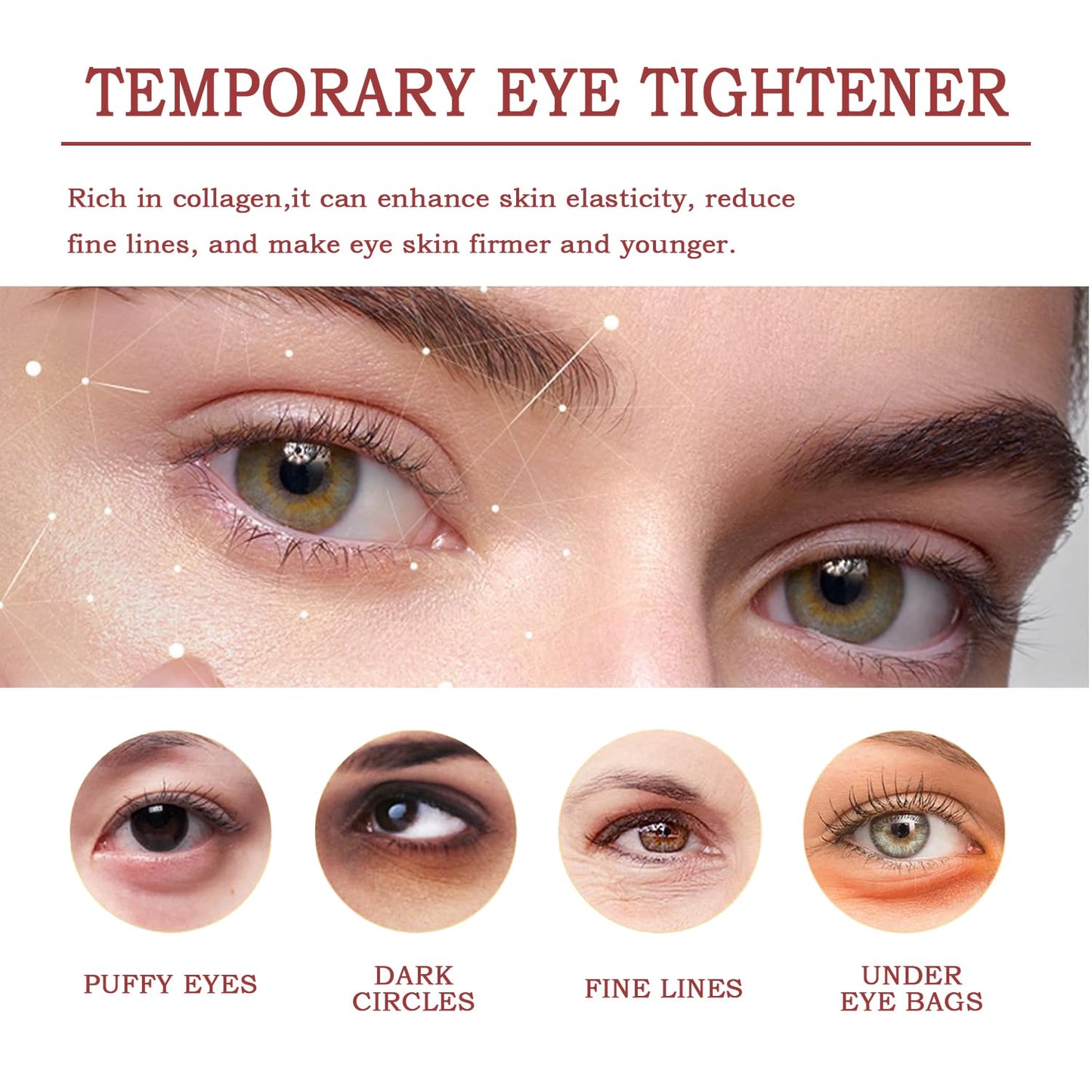 Calcium Volume Multi Balm, Wrinkle Core Stick, Collagen Moisturing Stick, Hydrating, Almond & Vitamin E for Lip Balm Eye Cream Neck. 3pcs