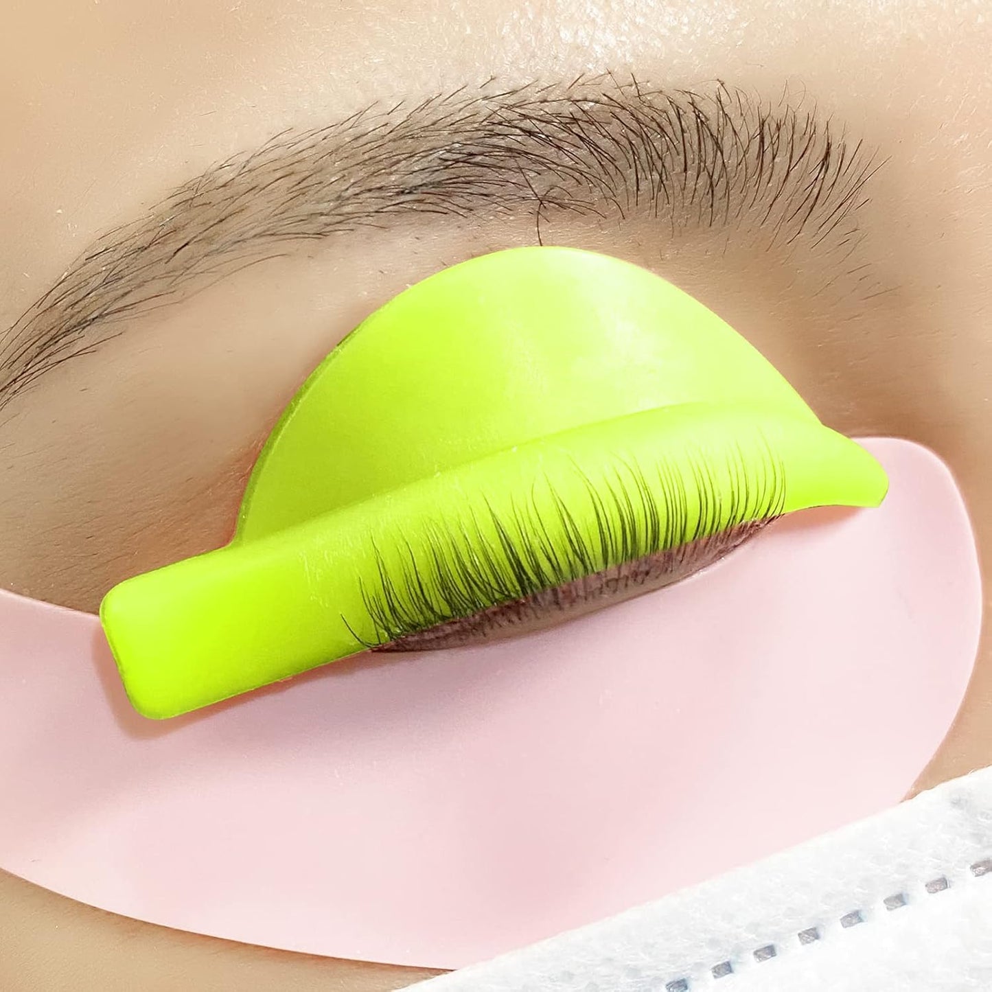 Silicone Curler Pad, PERMANIA 10Pcs/5sizes for Lash Perm Kit Reusable Soft C & D Curls Eyelash Lifting Rod Makeup Beauty Tool Lash Lift Pads (Yellow)