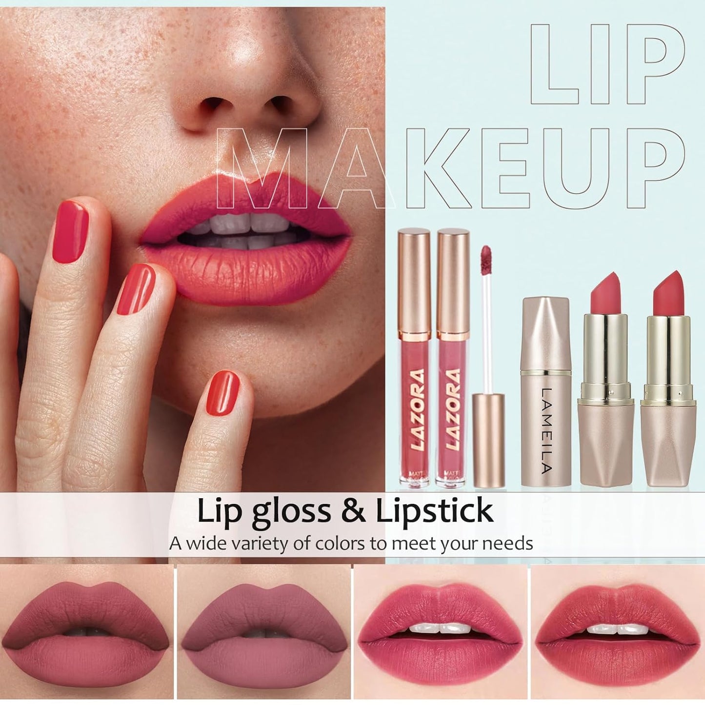 Makeup Kit for Teens for Makeup Set for Teenagers 14-16 Includes 20 Colors Eyeshadow Palette Makeup Kit for Girls 10-12 Eyeliner Stamp Gift Set