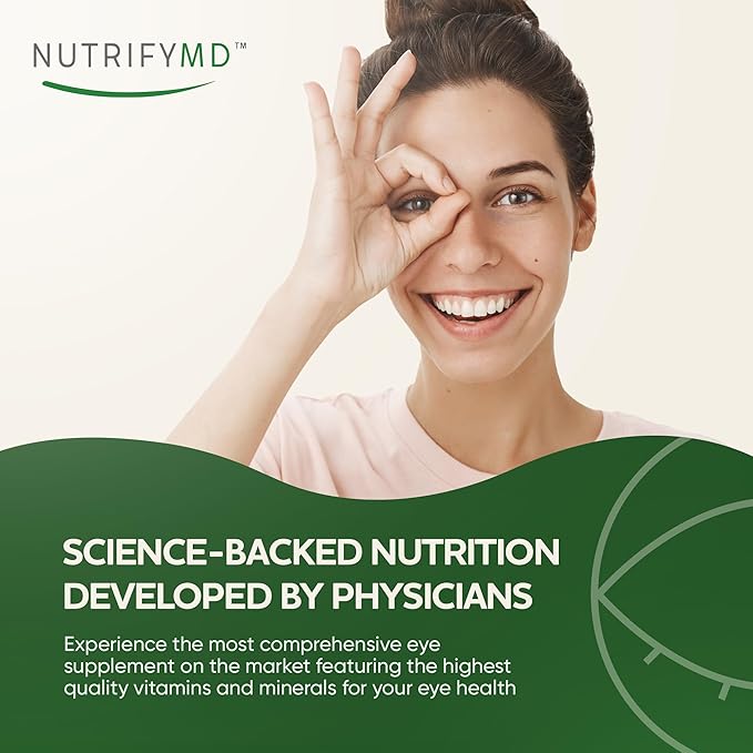 Advanced Eye Health Vitamin and Mineral Omega-3, and 60 Capsules
