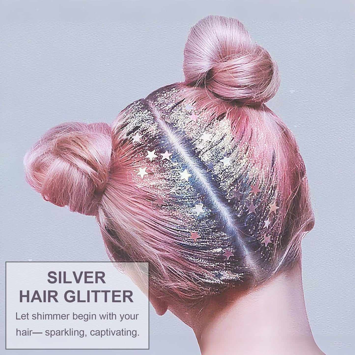 Face Body Glitter Set for Women and Kids, White Silver Gold Holographic Mermaid Sequins Chunky Glitter Makeup for Music Festival Rave Accessories, Running, Wedding, Prom, Carnivals