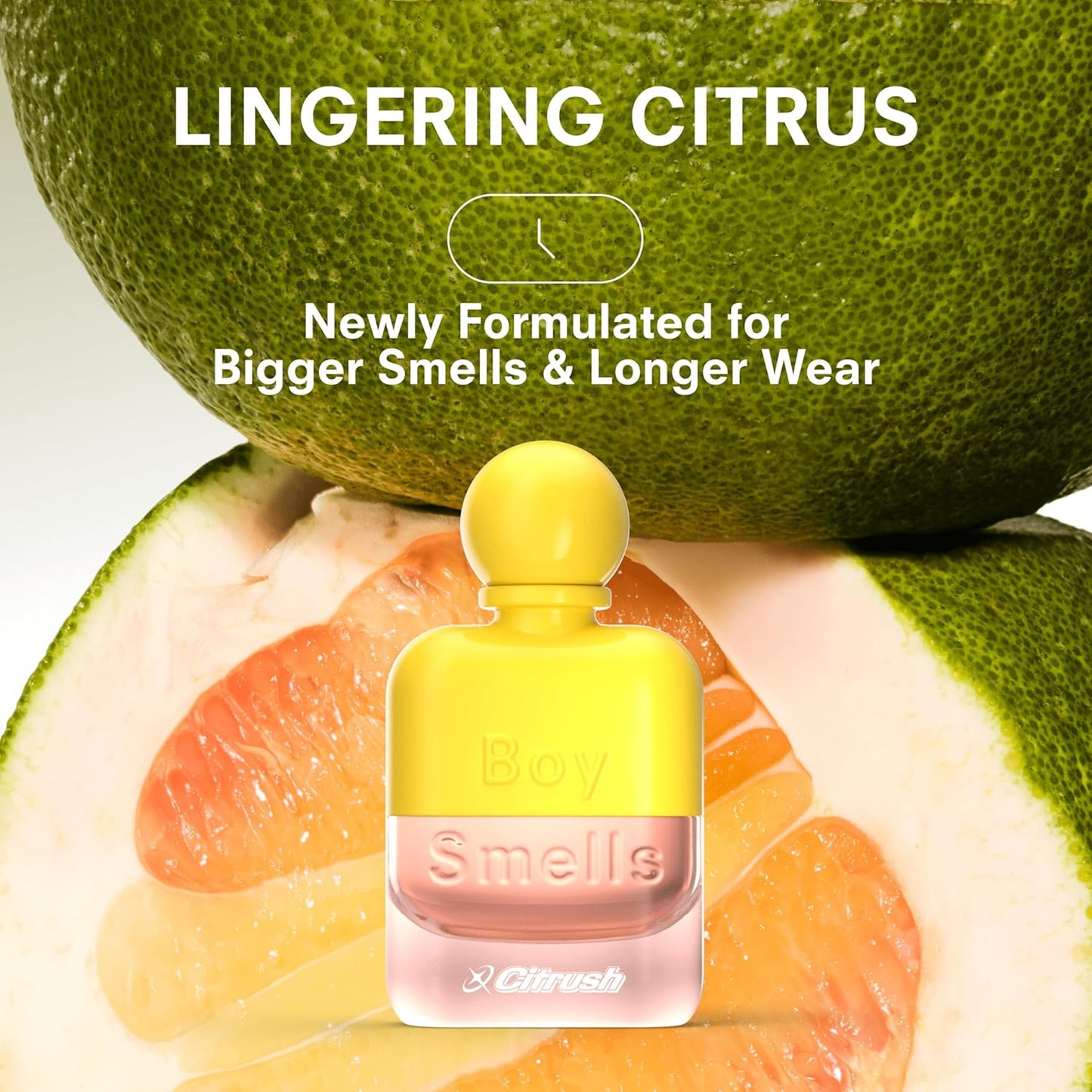 Boy Smells CITRUSH Eau de Parfum – Citrus Woody Fragrance with Pomelo, Black Pepper & Ripe Musk – Long-Lasting Unisex Perfume for Elevated Bliss – 50ml
