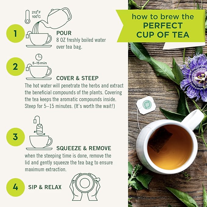 Traditional Medicinals Tea, Yellow Pau d'Arco, Everyday Wellness, 96 Tea Bags (6 Pack)