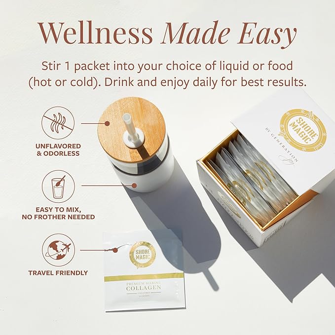 Beauty Sleep and 14 Day Premium Marine Collagen to Go Packets The Magic Hours Set