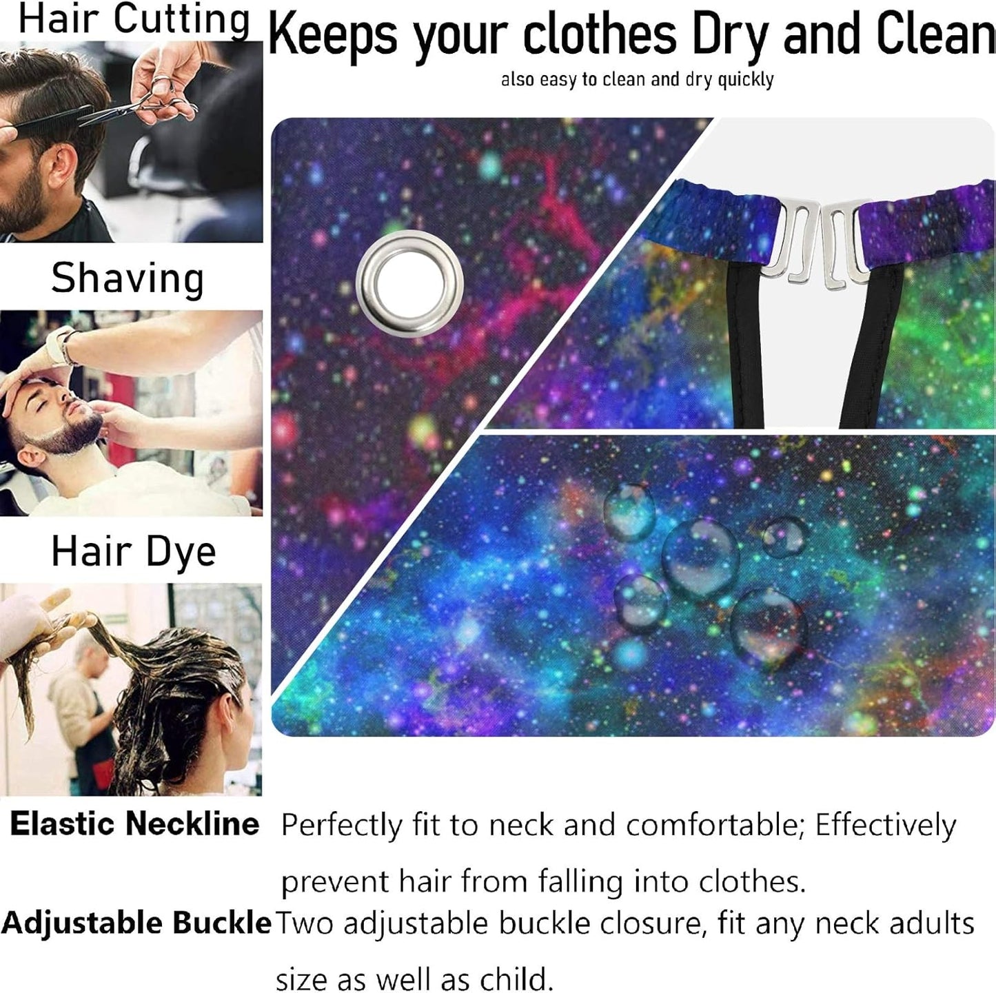 Stylish Barbershop Salon Barber Cape Haircut Cape Salon Apron Unisex Hair Cutting Apron for Men Women