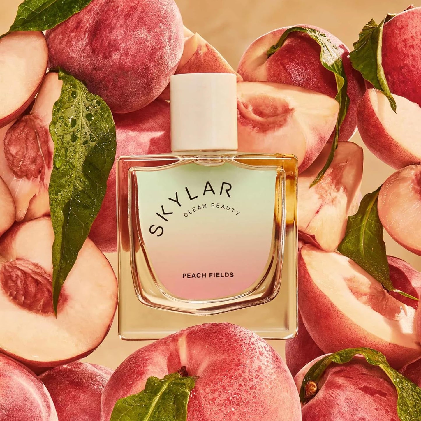 Skylar Peach Fields Eau de Parfum - Hypoallergenic & Clean Perfume for Women & Men, Vegan & Safe for Sensitive Skin - Sweet Perfume with Notes of Mandarin, Grapefruit, White Peach - 50mL /1.7 Fl oz