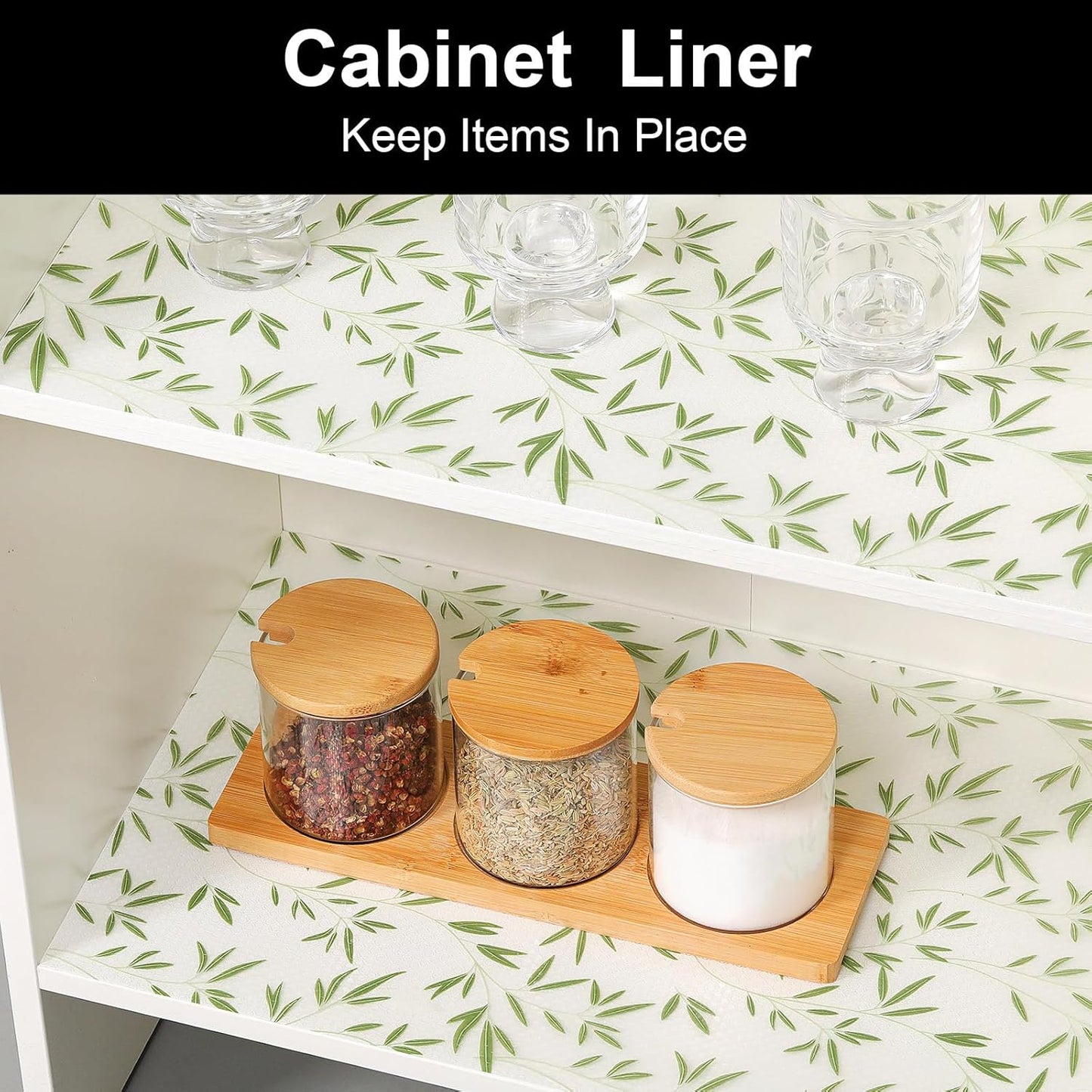 Cooyes Shelf Paper for Kitchen Cabinets Non Adhesive, Waterproof & Oil-Proof Kitchen Drawer Liner for Refrigerator Drawer Fridge Cupboard (23.6 Inch W x 354 Inch L)