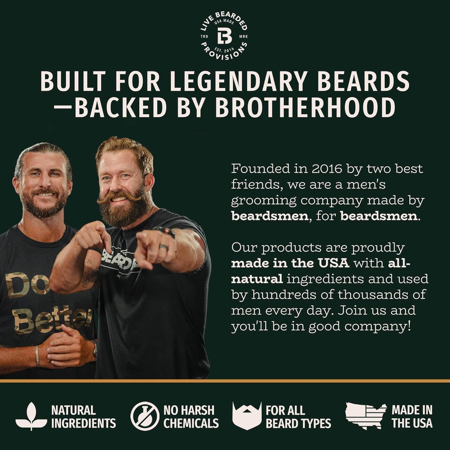 Live Bearded Beard Conditioner, 8 fl oz - Strengthens and Softens Facial Hair - Made in the USA - All-Natural Ingredients with Biotin, Caffeine | Executive Scent - Cedar, Vanilla