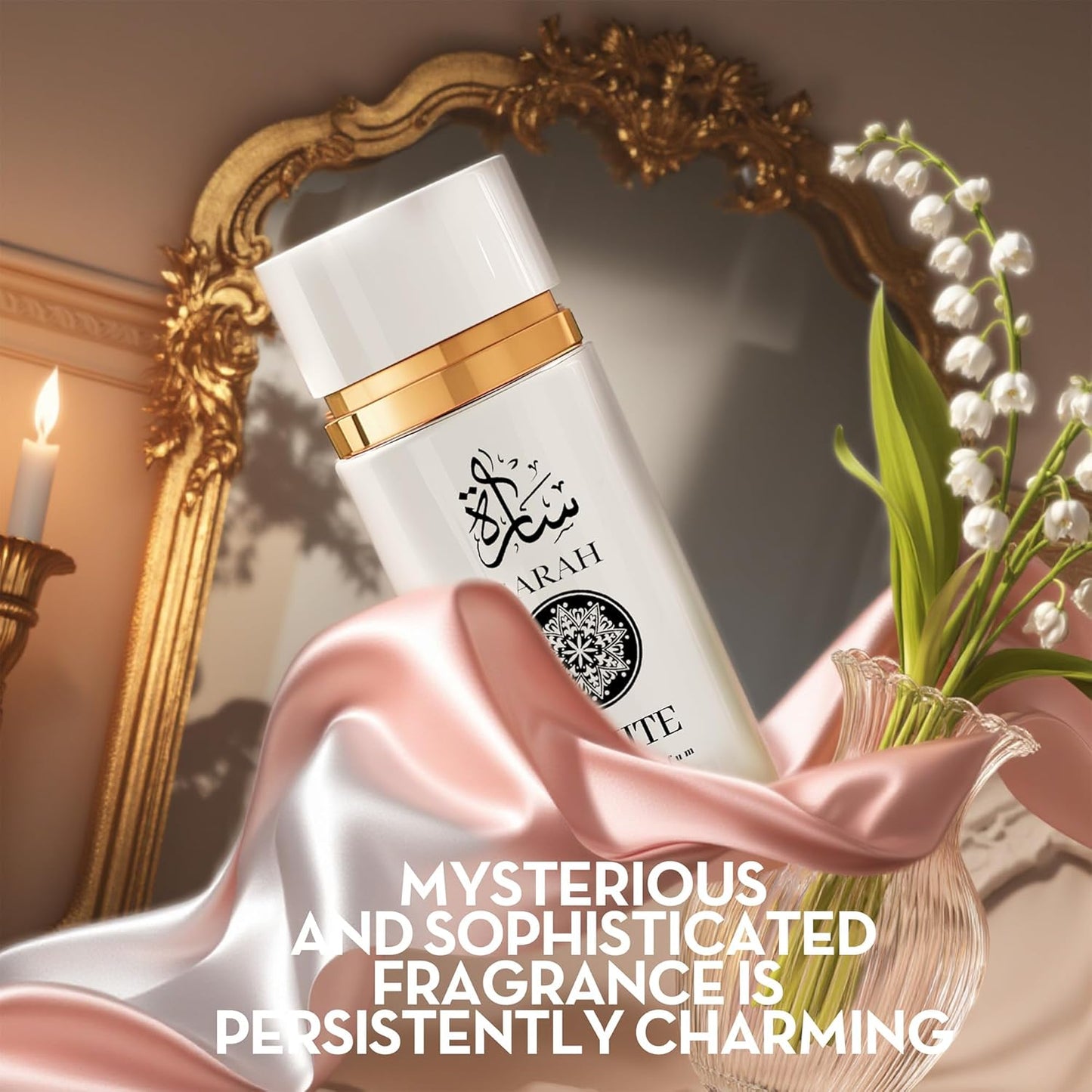 Sarah White Eau de Parfum for Women - 100ml Floral & Fruity Perfume with Lavender, Coconut, Vanilla & Pear, Long-Lasting Feminine Fragrance