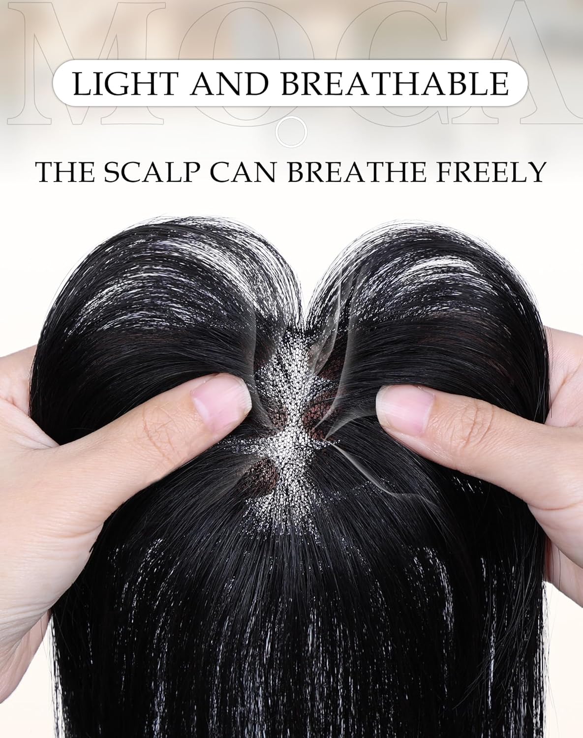 Hair Toppers for Women Real Human Hair, Bangs Hair Clip 360°3D Cover Clip on Bangs for Women Fake Bangs for Daily Wear (10 Inch Natural Black)