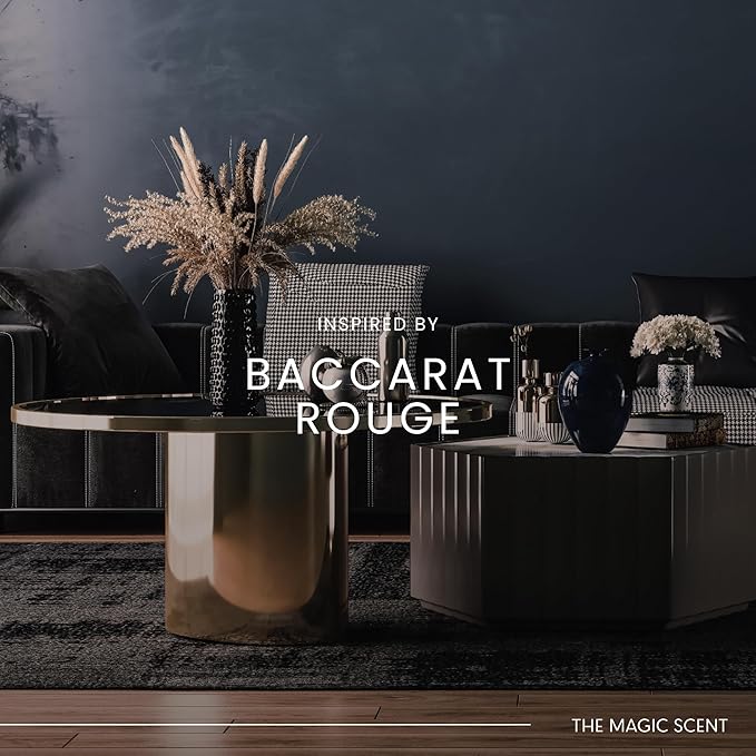 Baccara Oils for Diffuser - HVAC, Cold-Air, & Ultrasonic Diffuser Oil Inspired by The Baccarat Rouge - Essential Oils for Diffusers Aromatherapy - 8.5 fl oz, 250 mL