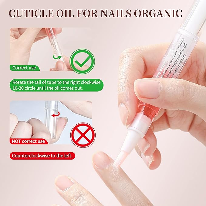 Nail Cuticle Oil Pen 28Pcs Nail Care Oil Pen Nail Nourishment Polish With Vitamins Moisturized Gel Repair For Gel Nails Care