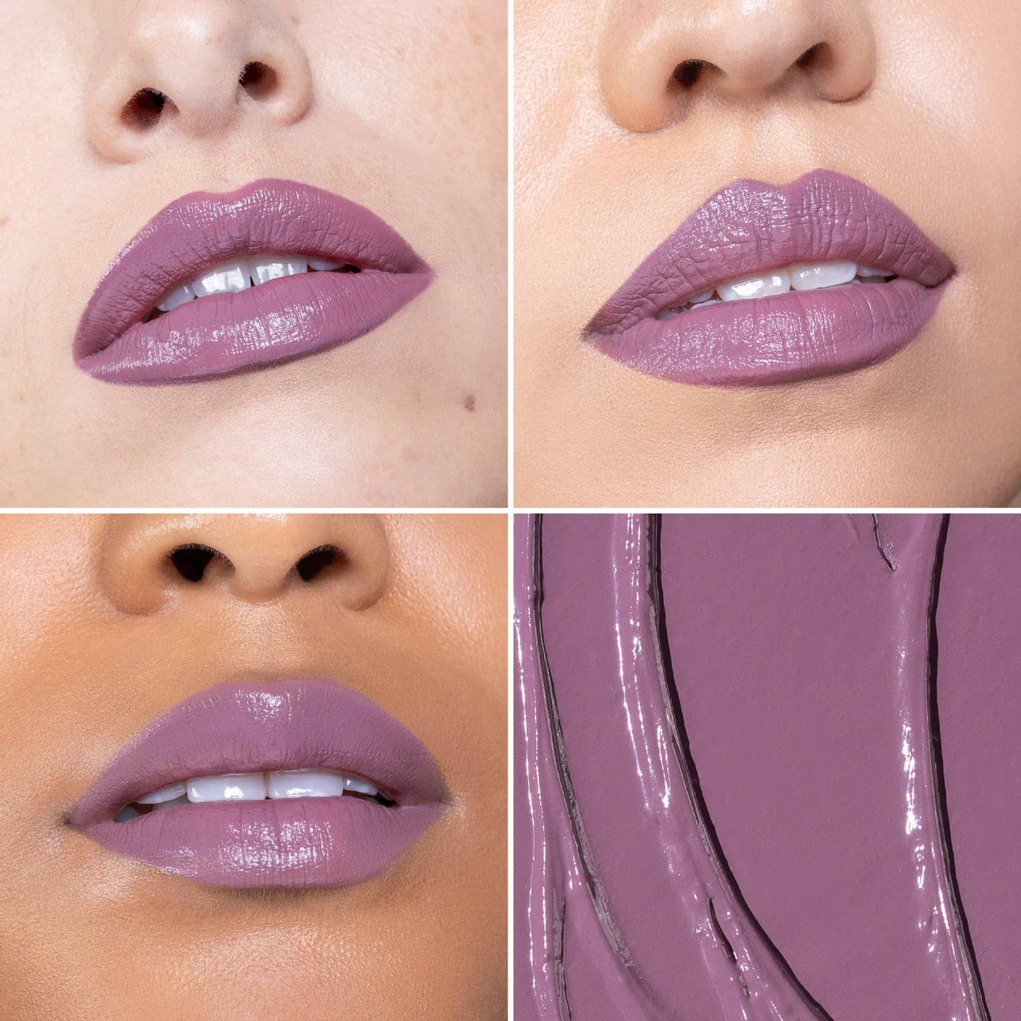 OFIR Lip Rouge Satin Hydrating Lipstick | Full Coverage Cream Lipstick for Long Wear Comfort | Lightweight Lip Satin Finish with Shea Butter| Go There! - Muted Purple 0.12 oz