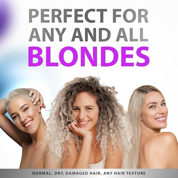 Sunatoria New Keratin Purple Hair Mask- Blonde Hair Purple Toner - Repair & Nourishment Treatment For Bleached, Brassy Hair - Blue Hair Mask, No Yellow Tones - Deep Conditioner For Color Treated Locks