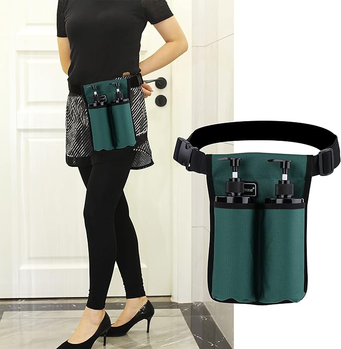 Massage Oil Holster for Massage Therapist - Lotion Holster (2kd-HuLvLan)